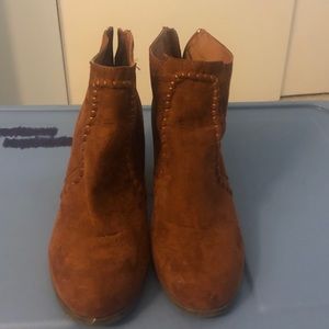 Brown Suede Boots